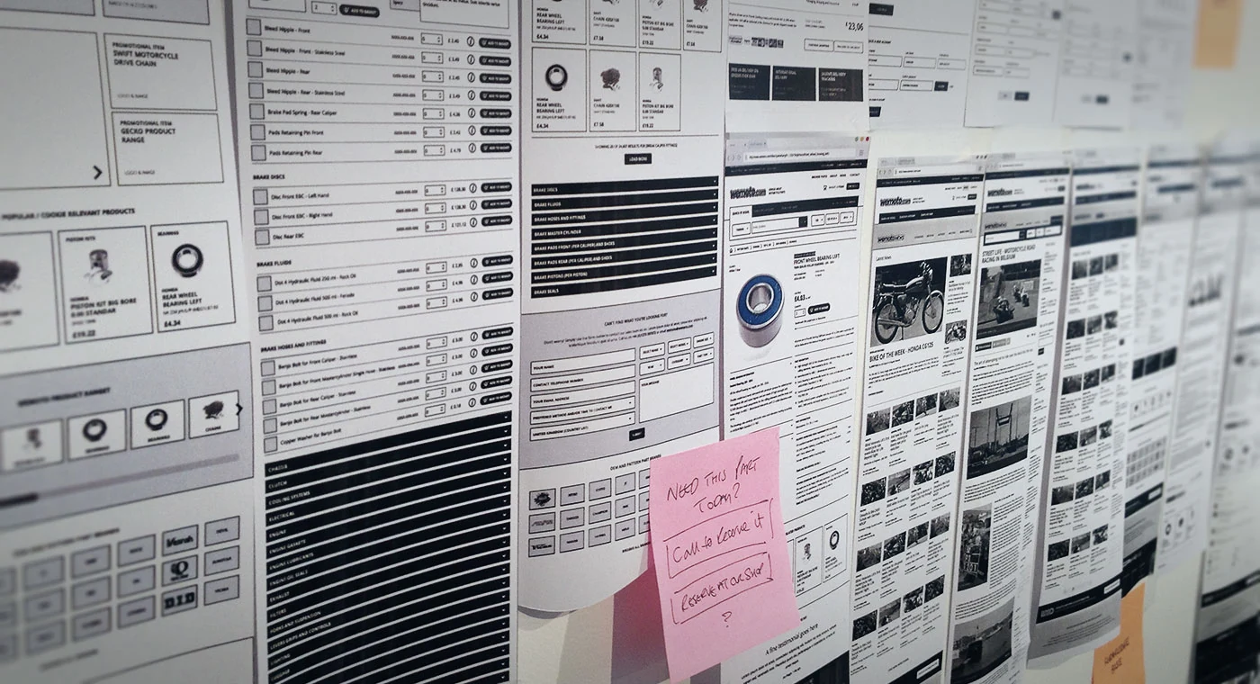 wemoto wireframes